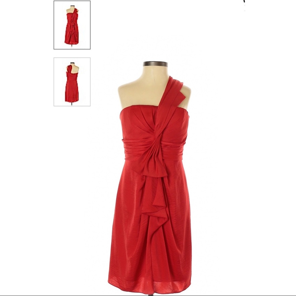 BCBGMAXAZRIA beautiful red dress